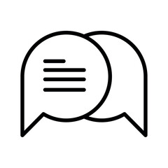 speech bubbles icon