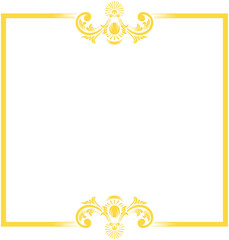 Obraz premium Classic ornament frame. vector illustration