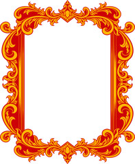 Classic ornament frame. vector illustration