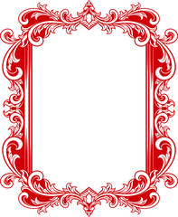 Classic ornament frame. vector illustration