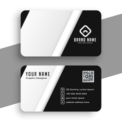 Abstract grey and black company business card template