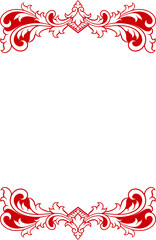 Classic ornament frame. vector illustration