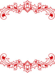 Classic ornament frame. vector illustration