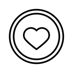 heart badge icon