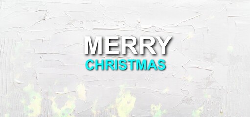 Merry Christmas beautiful and colorful text design 