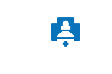 Health Care and Medical bottle logo design, Vector design concept