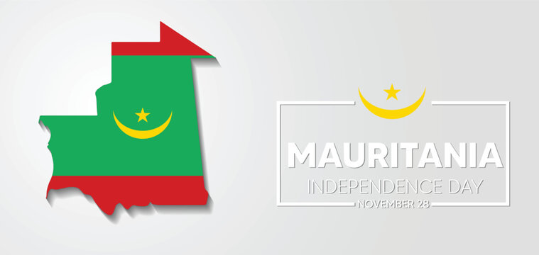 Happy Mauritania Independence Day November 28th Celebration Vector Design Illustration