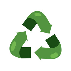 Obraz premium recycle sign illustration