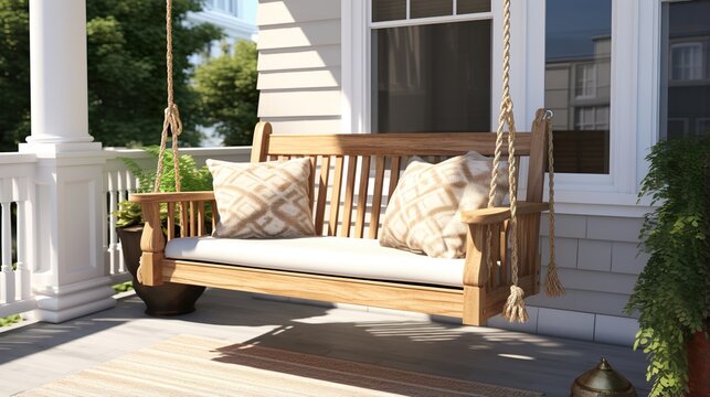 modern porch swing