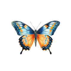 Fototapeta premium watercolor butterfly cliparts, isolated