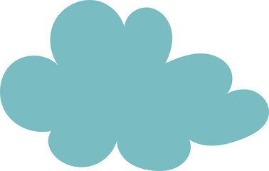 Set of abstract decorative shapes, fastel colors.