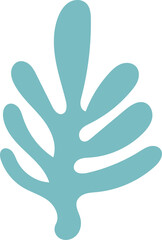 Set of abstract decorative shapes, fastel colors.