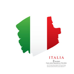 Flag of Italy vector illustration