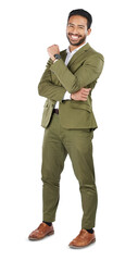 Fashion, smile and portrait of man in a suit for stylish, elegant and cool outfit and shoes....
