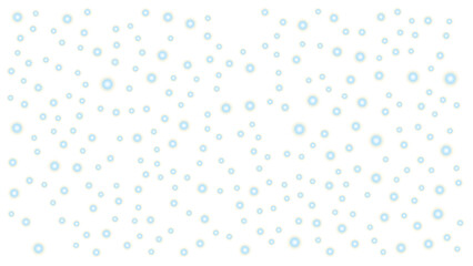 Beautiful blue-white bubbles flicker like fireflies in the bright light