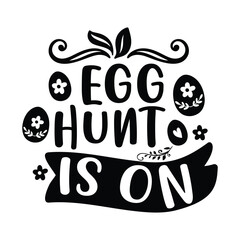 Naklejka premium Egg hunt is on