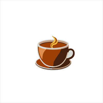 vector image a cup of coffe
