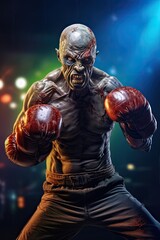 Boxer Zombie in action.