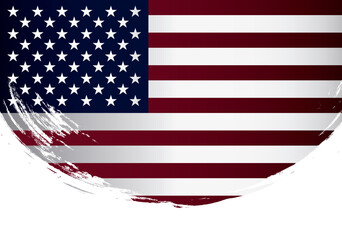 Flag Day in the United States, vector illustration