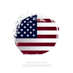 Flag Day in the United States, vector illustration