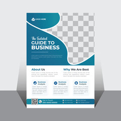 Corporate creative business flyer template