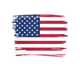 Flag of the United States, vector illustration