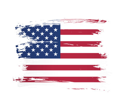Flag of the United States, vector illustration
