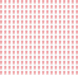 Teeth pattern design. Teeth background.