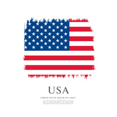 Flag of the United States, vector illustration