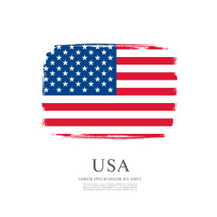 Flag of the United States, vector illustration