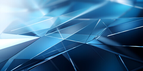 Professional Blue Hues Corporate Background Loop for Presentations Generative Ai