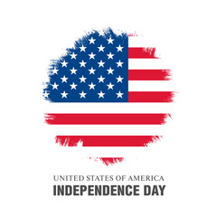 Flag of the United States, vector illustration