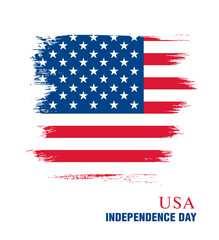 Flag of the United States, vector illustration