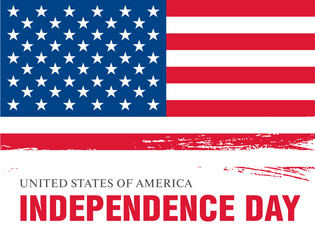 Flag of the United States, vector illustration