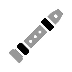 Flute Monochrome Icon
