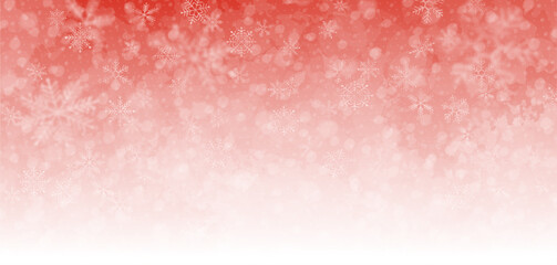 Winter background 2 red - obrazy, fototapety, plakaty