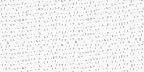 Vector squares white and grey confetti background.