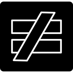 Not Equal Icon