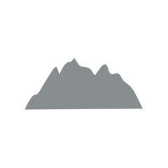 Cartoon mountain vector 