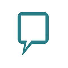 Naklejka premium Doodle chat bubble square frame transparent with green color on transparent background that can be use for background, ppt, social media, sticker, wallpaper, e.t.c