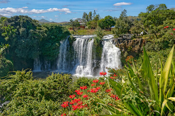 Obraz premium Les chutes de la rivière Lily à Madagascar dans la région Itasy