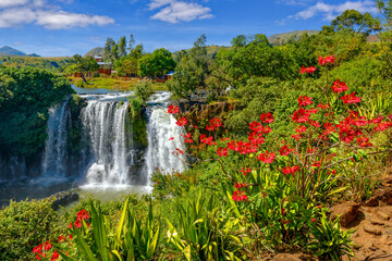 Les chutes de la rivière Lily à Madagascar dans la région Itasy