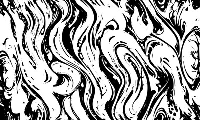 Grunge detailed black abstract texture. Vector background..