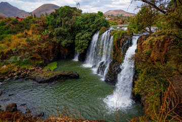 Les chutes de la rivière Lily à Madagascar dans la région Itasy