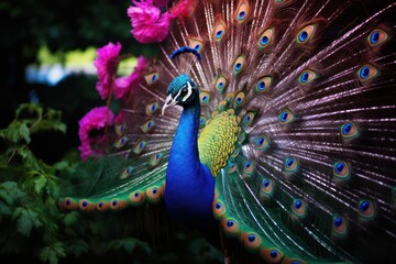 Obraz premium peacock close up