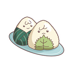 Cute Korean Food Character Design Illustration