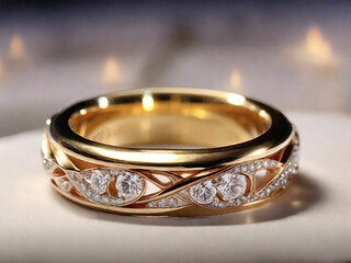 Beautiful engagement ring background.