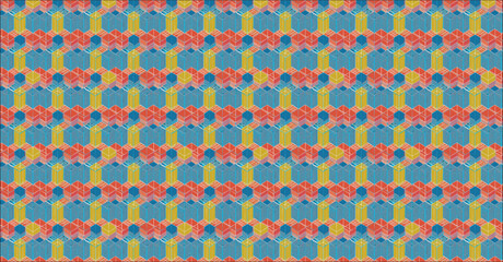 set of patterns, seamless pattern with flowers, pattern of colorful sanitary pads flat laid against green background