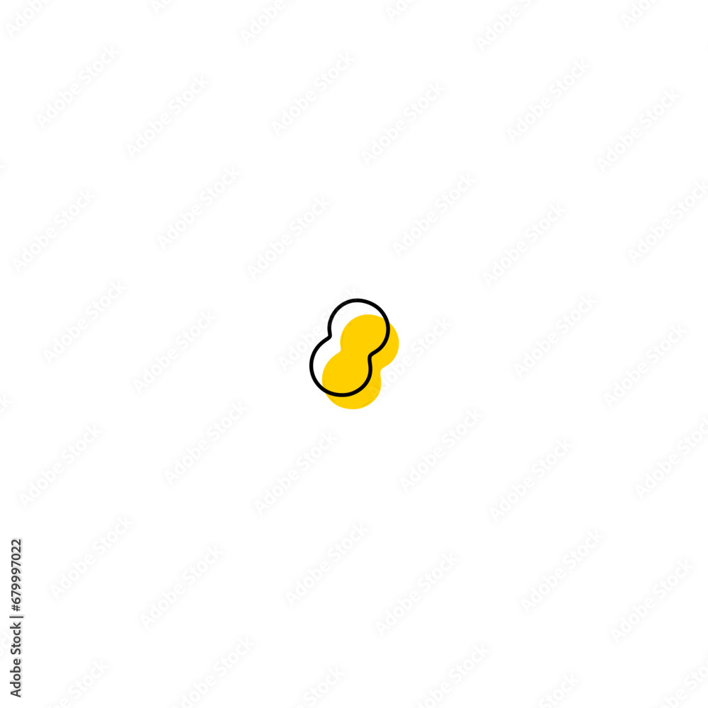 Poster blob set element vector with color creative