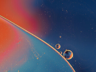 abstract background oil drops on water macro desktop screensaver